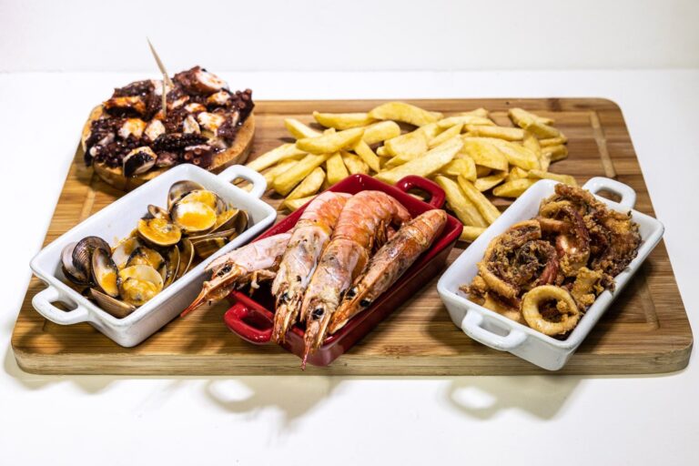 Fotos de los platos de la carta del restaurante a marina de camariñas